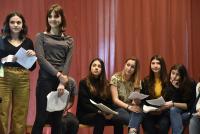 Ragazze sul palco