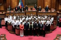 "Dalle aule parlamentari alle aule di scuola. Lezioni di Costituzione"